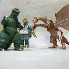 ゴジラ ガチャ4体 まとめ売り キングギドラのサムネイル