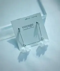 すずらん シルバー ブライダル ハンドメイド ピアス イヤリング 卒入園