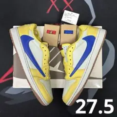 NIKE travis scott カナリー　WMS 27.5 新品・未使用 楽天市場】【中古】未使用 Travis Scott × NIKE ナイキ 27.5cm