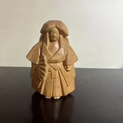 京焼 京陶人形作家【北村雅耕】作 陶彫 能人形（翁）置物 縁起物 箱なし
