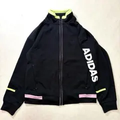 adidas ウォームアップジャケット　ジャージ　蛍光カラー　スポーツミックス