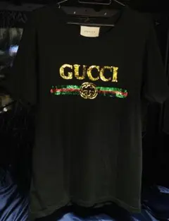 GUCCI ロゴTシャツ スパンコール グッチ S シャツ 半袖のサムネイル