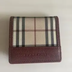 限定日値下げ中　BURBERRY チェック柄 コインケース　美品