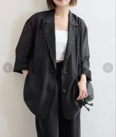 セール ✨U BY Spick & Span ブラック ジャケット