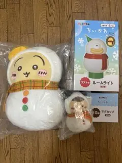 新品未開封☆ちいかわエニマイくじ4点セット！！ラストワン賞ルームライト入り