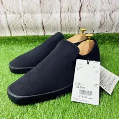 【新品・タグ付き】UNIQLO LEMAIRE スリッポン 厚底 黒 25.5