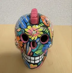メキシコ製 スカル 置物 4個セット カラフル - メルカリ