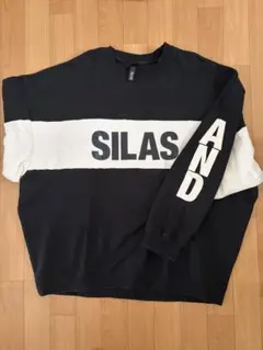SILAS バイカラー オーバーサイズ ビックロゴ スウェットのサムネイル