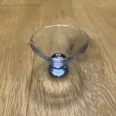 青色ガラス製お猪口・ぐい飲み