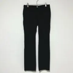 M299 イディオムコンテ　ストレッチ　ストレートパンツ　黒　ブラック　Ｌ