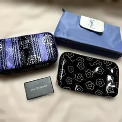 ブランドポーチなど４点まとめ売り　イヴサンローラン　アナスイ　マリークワント