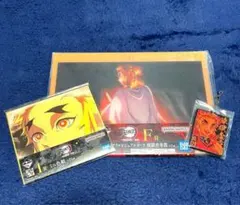 一番くじ　鬼滅の刃　煉獄杏寿郎　色紙　ボード　ラバーチャーム