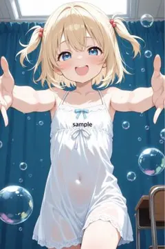 m1492 AIイラスト　かわいい　A4ポスター