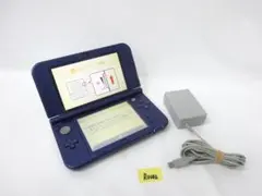 New 3DS LL ネイビー ACアダプター付き 動作品　R0142
