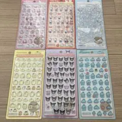 国内正規品 サンリオ ボンボンドロップシールミニ 6枚セット