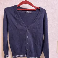 COMME CA ISM ネイビー カーディガン 110A