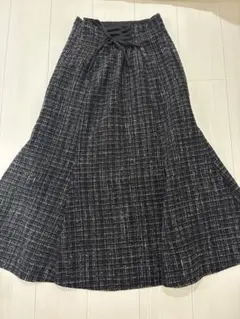 ツイードマーメイドスカート