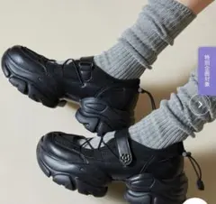 MARY QUANT × PUBLUX クロスコード バレエ スニーカー