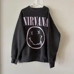 ZARA kids 裏起毛NIRUANA プリントトレーナー