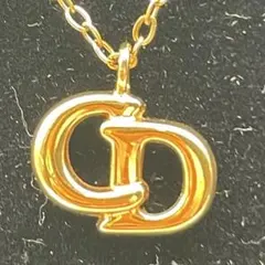 良品】Dior ディオール CDロゴ ネックレス サークル ゴールド - メルカリ