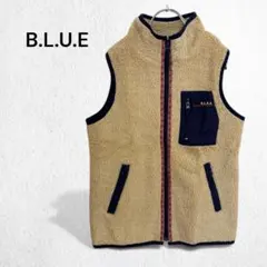 ビーエルユーイー ベスト ボア ジップアップ チロリアン カジュアル アウトドア