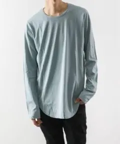 ATTACHMENT 60/2度詰天竺 クルーネックL/S ライトブルーのサムネイル