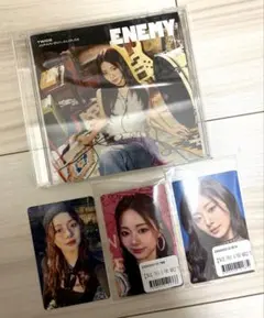 TWICE 「ENEMY」 CD トレカ ステッカー セット TZUYU