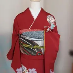 本振袖(大振袖) 誂えもの 柄牡丹 - メルカリ