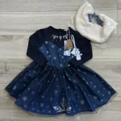 新品♡アナと雪の女王　ワンピース　90