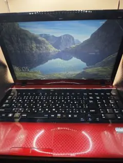 NEC LaVie LS350/H レッド ノートパソコン本体