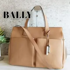 美品 バリー 2way レザー ショルダー トートバッグ 鞄 レディース メンズ