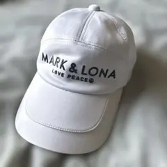 MARK&LONA マークアンドロナ レディース キャップ 白 FREEサイズのサムネイル