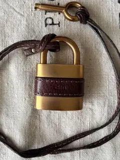 Chloé クロエ パディントン カデナ錠ブラウンレザーのサムネイル