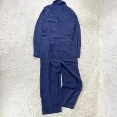 Plage 24SS W-CLOTHオールインワン 38 ネイビー 日本製のサムネイル