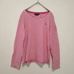 [訳あり]ラルフローレン 長袖 ボーダー カットソー  プルオーバー 160cm