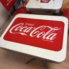 【早い者勝ち】コカコーラ　レトロセット　椅子2つ　テーブル1つ 早い者勝ち】コカコーラ レトロセット 椅子2つ テーブル1つ - メルカリ