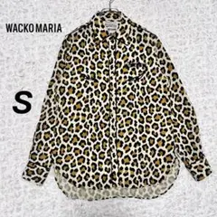 『WACKO MARIA』 レオパード　刺繍ロゴ　ウエスタンシャツ　豹柄　【S】のサムネイル