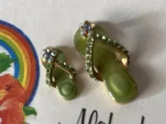 夏威夷飾品 人字拖造型吊墜項鍊 (L&S 兩件組)