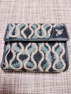 ヴィヴィアンウエストウッド　オーブスクイグル　がま口二つ折り財布