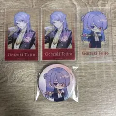 にじさんじ VΔLZ 弦月藤士郎 クリアカード 缶バッジ コラボカフェまとめ売り