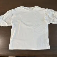 ELENCARE DUE フリル半袖Tシャツ ホワイトのサムネイル