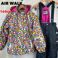 AIR WALK スノーボードウェア 160cm カラフルハート