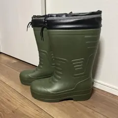 美品スノーブーツ★オリーブグリーン軽量防水長靴　サイズLL スキー