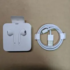新品未使用）Lightningケーブル　iPhoneイヤホン マイク付　おまけ有