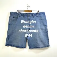 90s vintage ラングラー　デニム　ショーツ　W44 ビッグサイズ