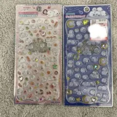 ストーンつき ジュエルプチドロップ シマエナガ しまえなが 2種セット