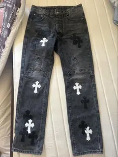 CHROME HEARTS クロスパッチ デニム パンツのサムネイル