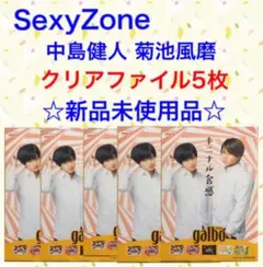 SexyZone クリアファイル5枚  菊池風磨  中島健人