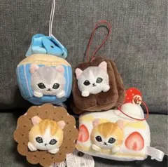 モフサンド mofusand 肉球じるしのスイーツにゃんマスコット ４種類セット