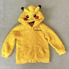 ピカチュウ　モコモコパーカー　キッズ　130cm